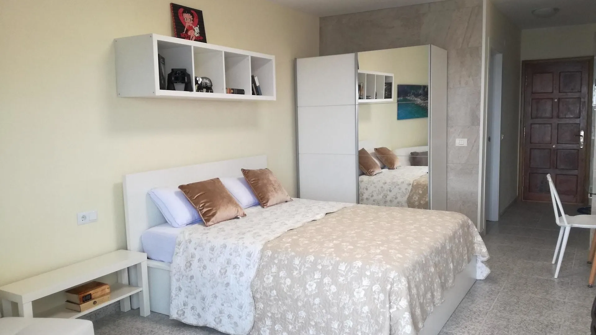 شقة Studio In San Marcos, With Wonderful Sea View, Pool Access, Enclosed G San Marcos  إسبانيا